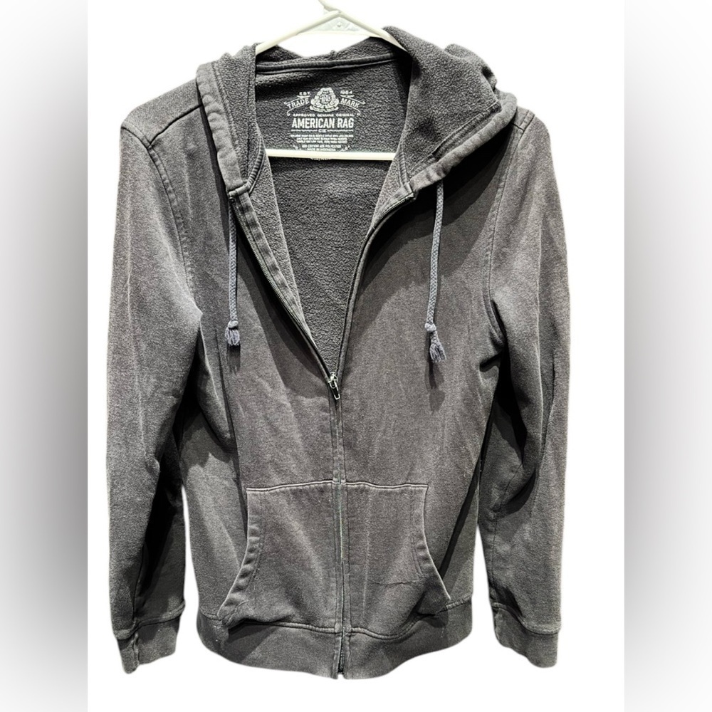 American Rag black Men's Hoodie SMALL